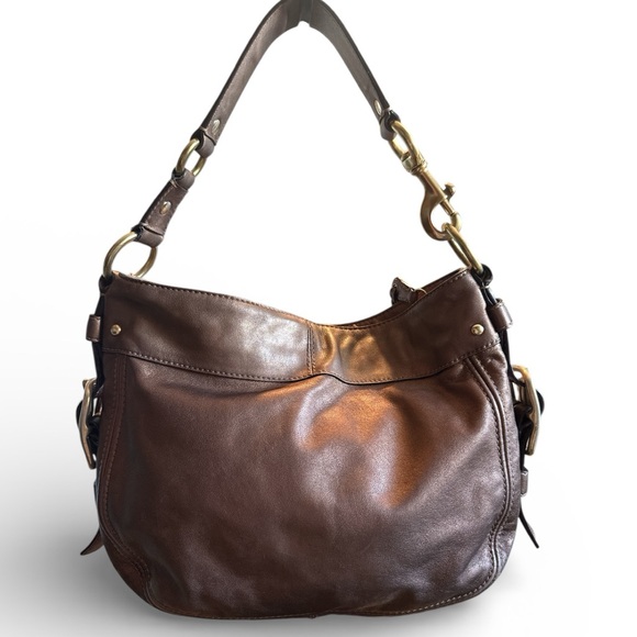Coach Zoe metallic copper bronze leather hobo bag - Picture 2 of 9